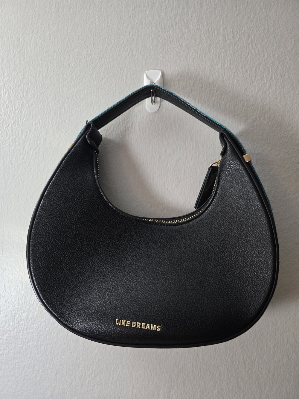 Black Crescent Shoulder Bag